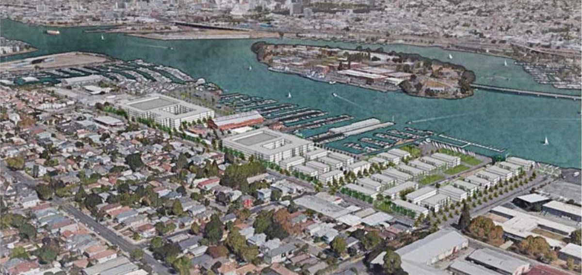 Alameda Post - Alameda Marina proposed rendering