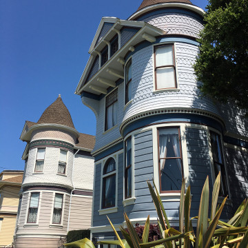 Alameda Post - Side view of 1833 and 1837 Clinton Ave.