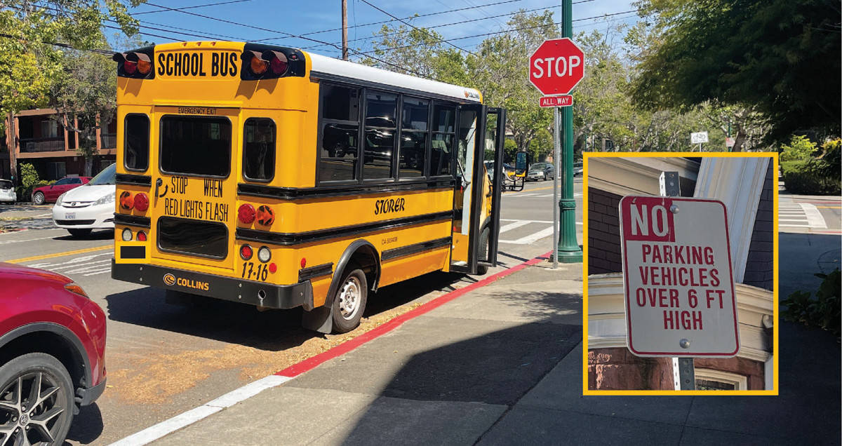 Alameda Post - School bus