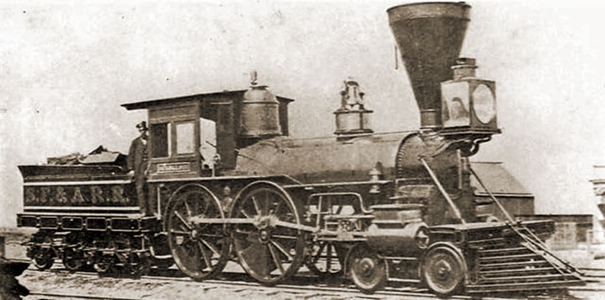 Alameda Post - Locomotive J. G. Kellogg