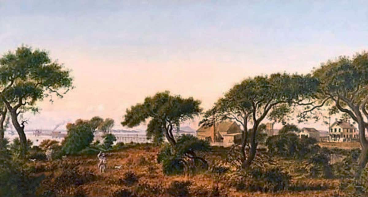 Alameda Post - Joseph Lee Painting of the locomotive Edwin Mastick