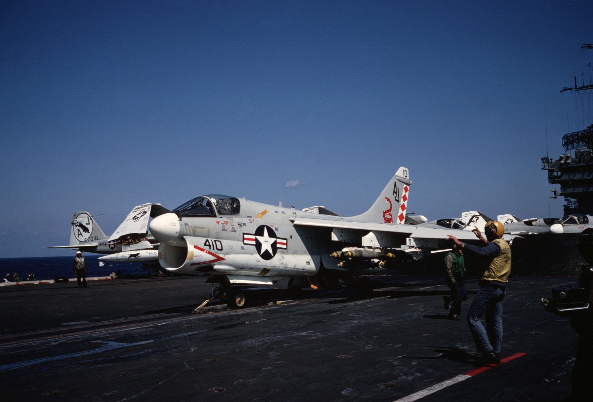 Alameda Post - A-7E Corsair II aircraft