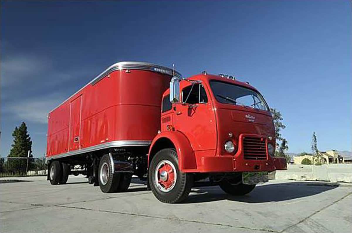 Alameda Post - 1953 White cabover truck