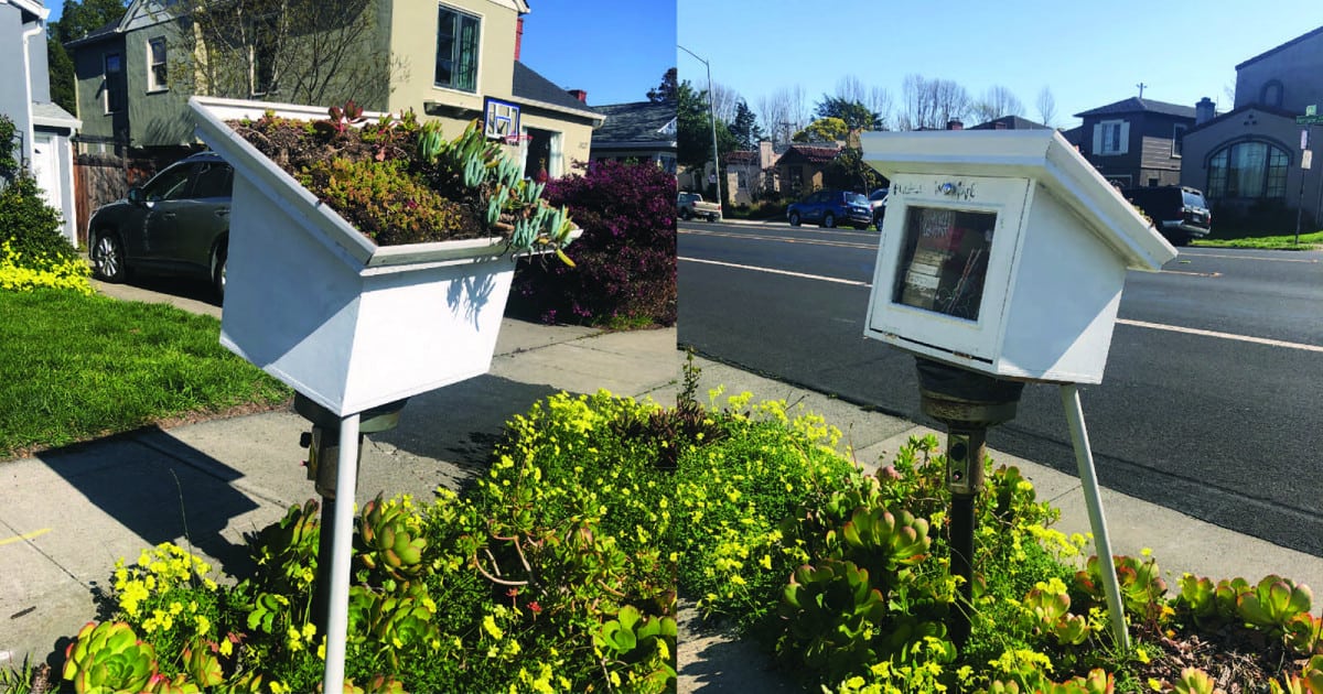 Alameda Post - Bear's-Eye View June 5, 2022 – Little libraries