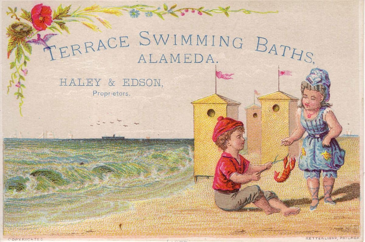 Alameda Post - card for Terrace Baths