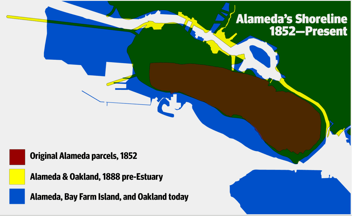 Alameda Post - Alameda's changing shoreline