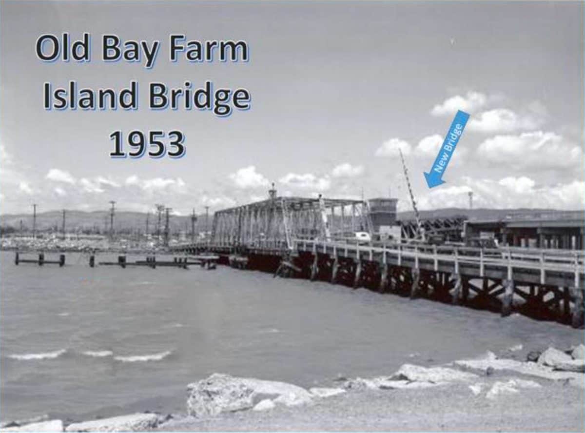 Alameda Post - Old and new Bay Farm Island bridges