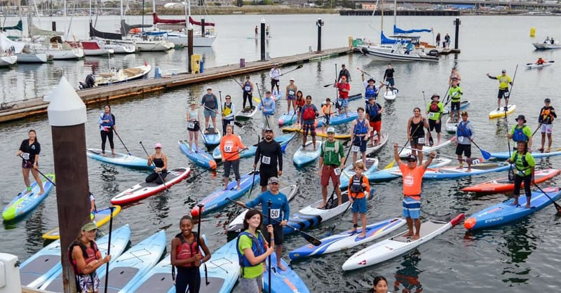 Alameda Post - Alameda Islanders Challenge - stand-up paddle board race in Alameda