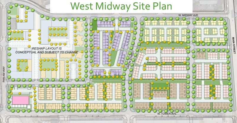 Alameda Post - West Midway project site plan