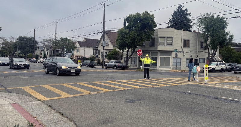 Alameda Post – Bear's-Eye View for August 21, 2022 – Crossing guard