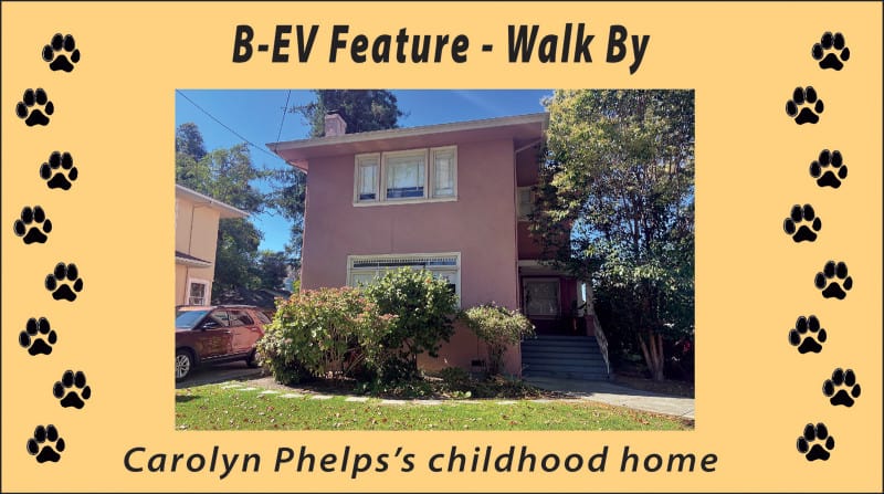 Alameda Post – Bear's-Eye View for August 21, 2022 – Walk by for Carolyn Phelps