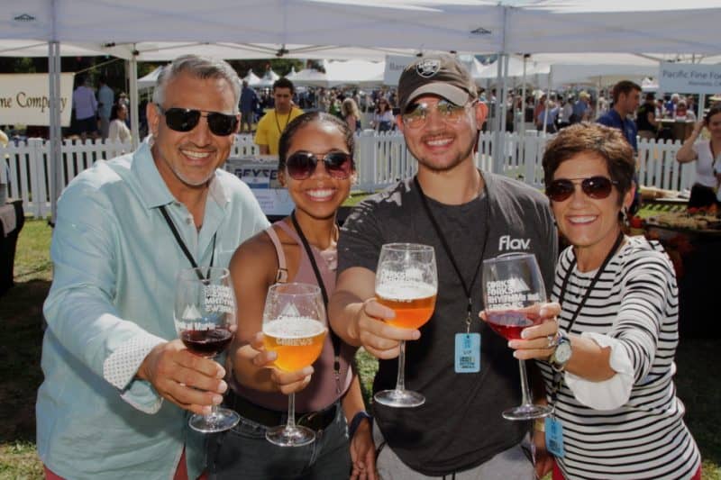 Alameda Post - Guests at Corks, Forks, Rhythm and Brews smile for the camera