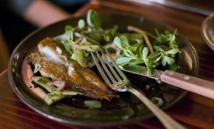 Alameda Post - A dish of prepared sand dabs