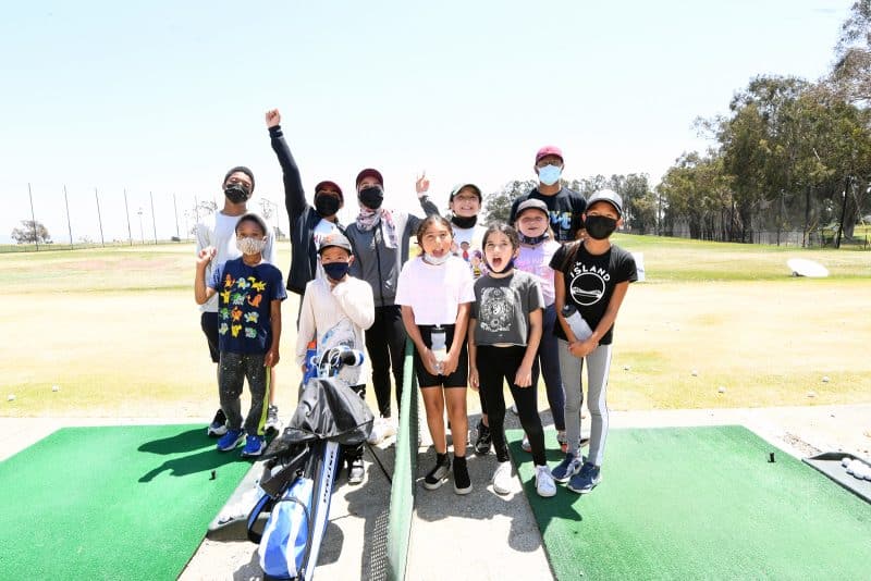 Alameda Post - A group of smiling young golfers