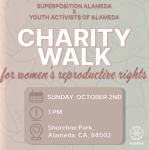 Alameda Post - An informational flyer for the charity walk for women's reproductive rights