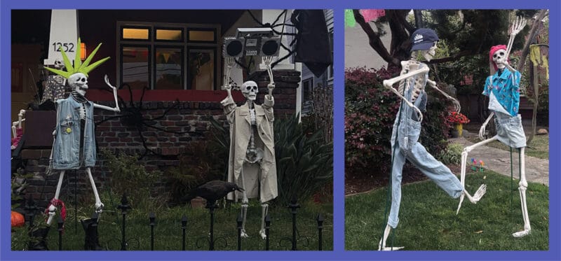 Alameda Post – Bear's-Eye View for October 16, 2022 – Skeleton Dance party