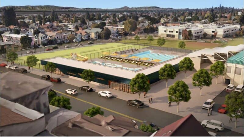 Alameda Post - concept art for the new aquatic center