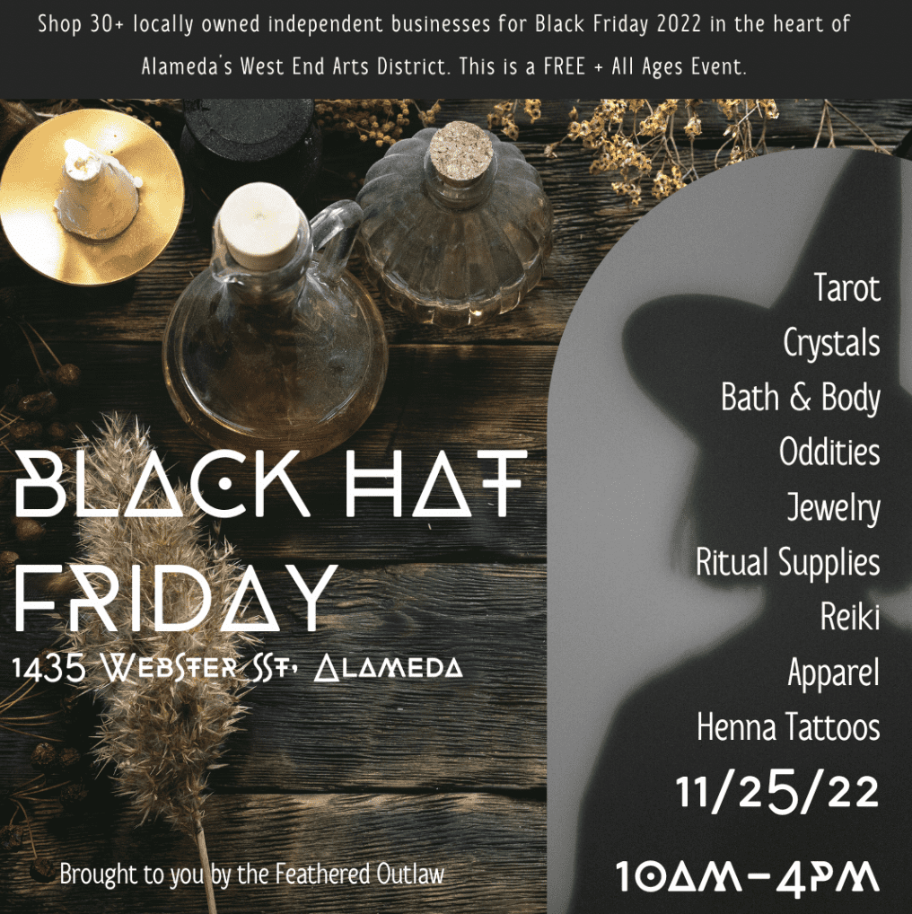 Alameda Post - Black Hat Friday Feathered Outlaw event