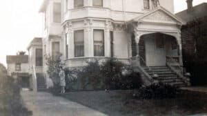 Alameda Post - A man and woman standing in front of 2242 San Antonio Ave