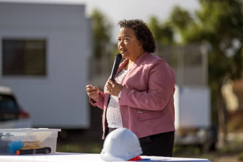 Alameda Post - Dignity Village groundbreaking ceremony, Oct 25, 2022.