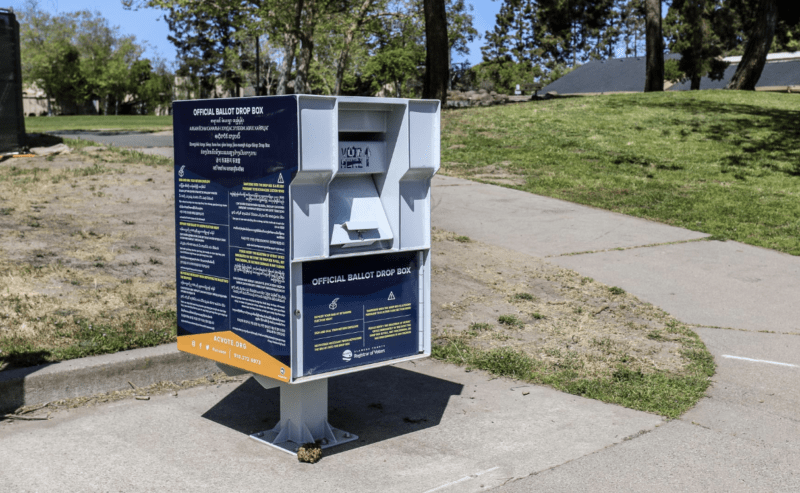 Alameda Post - a ballot box