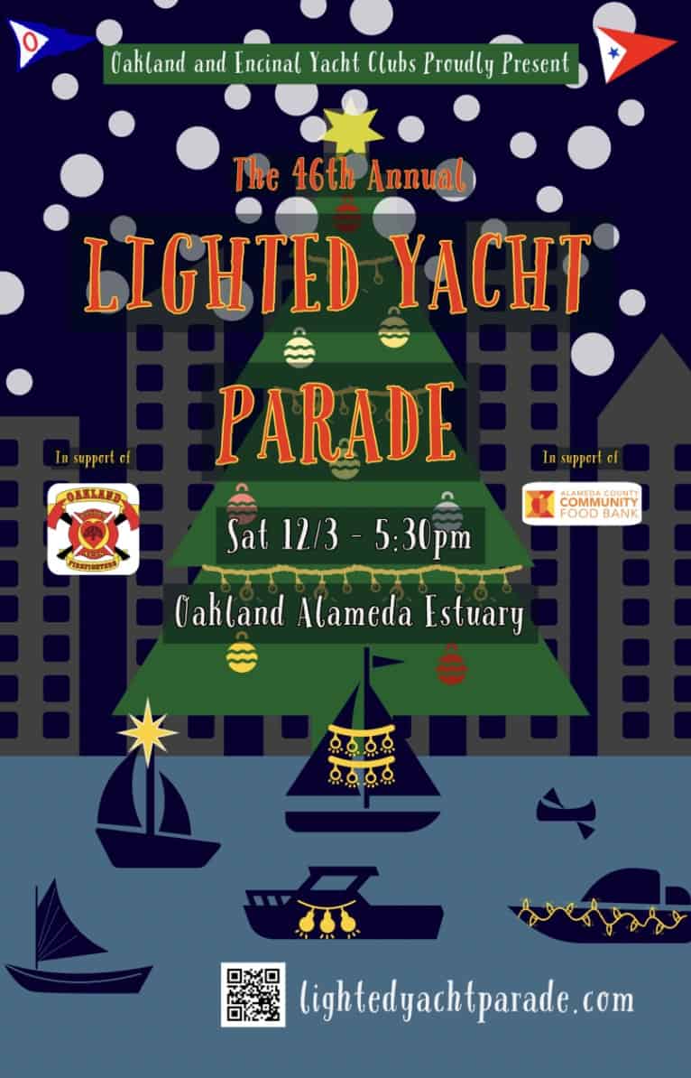 encinal yacht club lighted boat parade