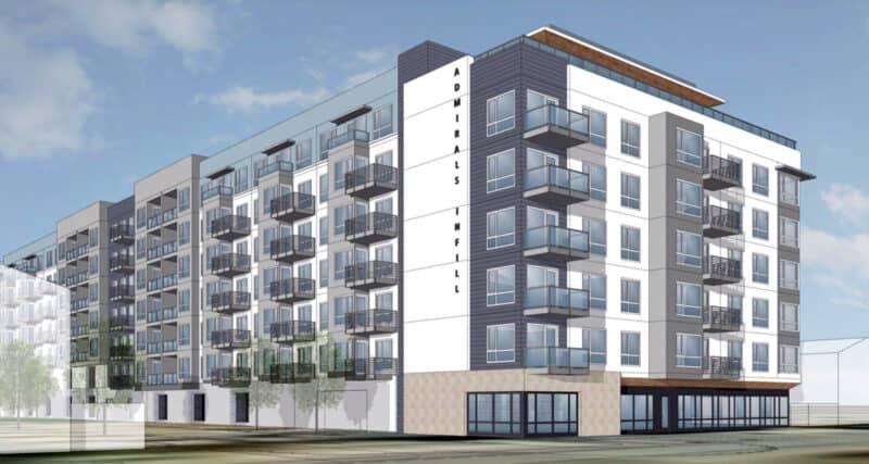 Alameda Post - the building plan at Admiral's Cove