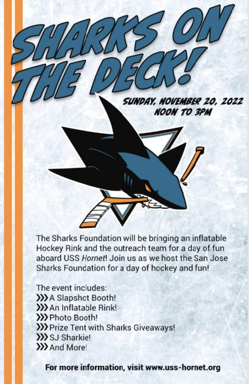 Alameda Post - Sharks on The Deck at the USS Hornet Poster