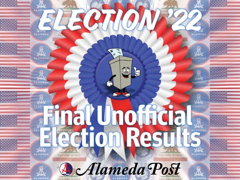 Alameda Post - Final Unofficial results, November 21, 2022