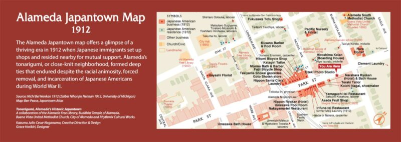 Alameda Post - Japantown Map