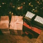 Alameda Post - presents under a tree.