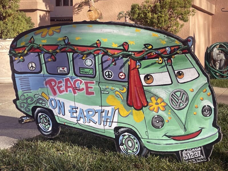 Alameda Post – Bear's-Eye View for December 18, 2022 – Christmas microbus
