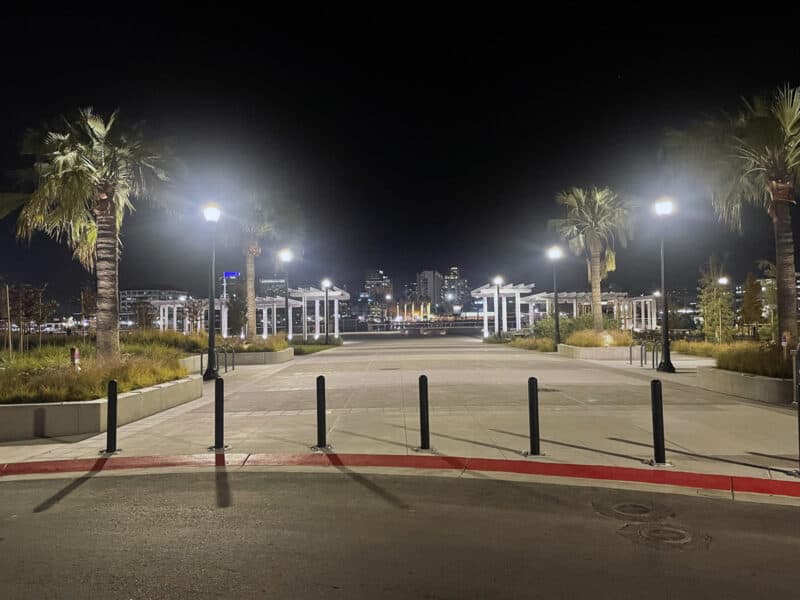 Alameda Post – Bear's-Eye View for January 1, 2023 – Bohol Circle Immigrant Park at night