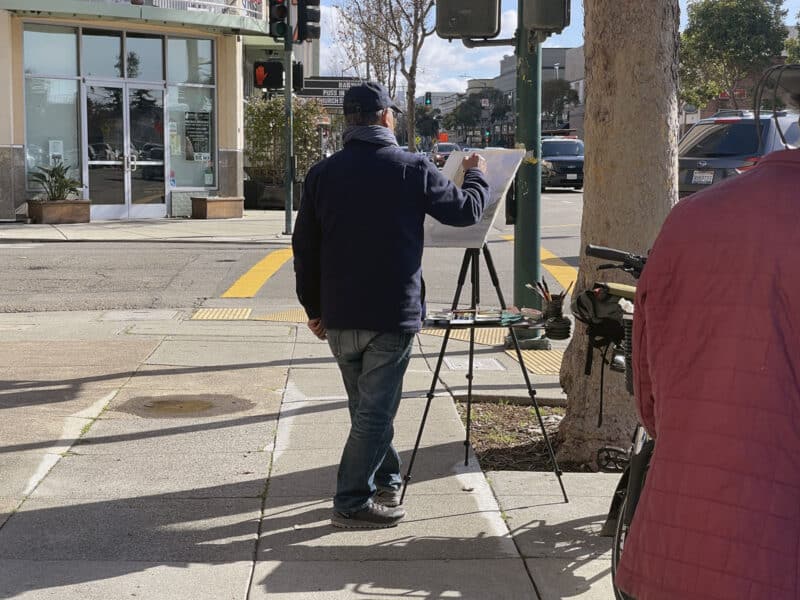 Alameda Post – Bear's-Eye View for January 30, 2023 – artists on the street