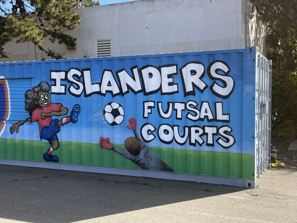 Alameda Post - Bear's-Eye View of Alameda for February 26, 2023. Islanders Futsal courts