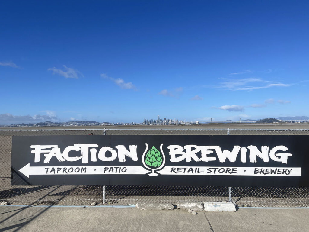 Alameda Post - Bear's-Eye View of Alameda for February 26, 2023. Faction Brewing