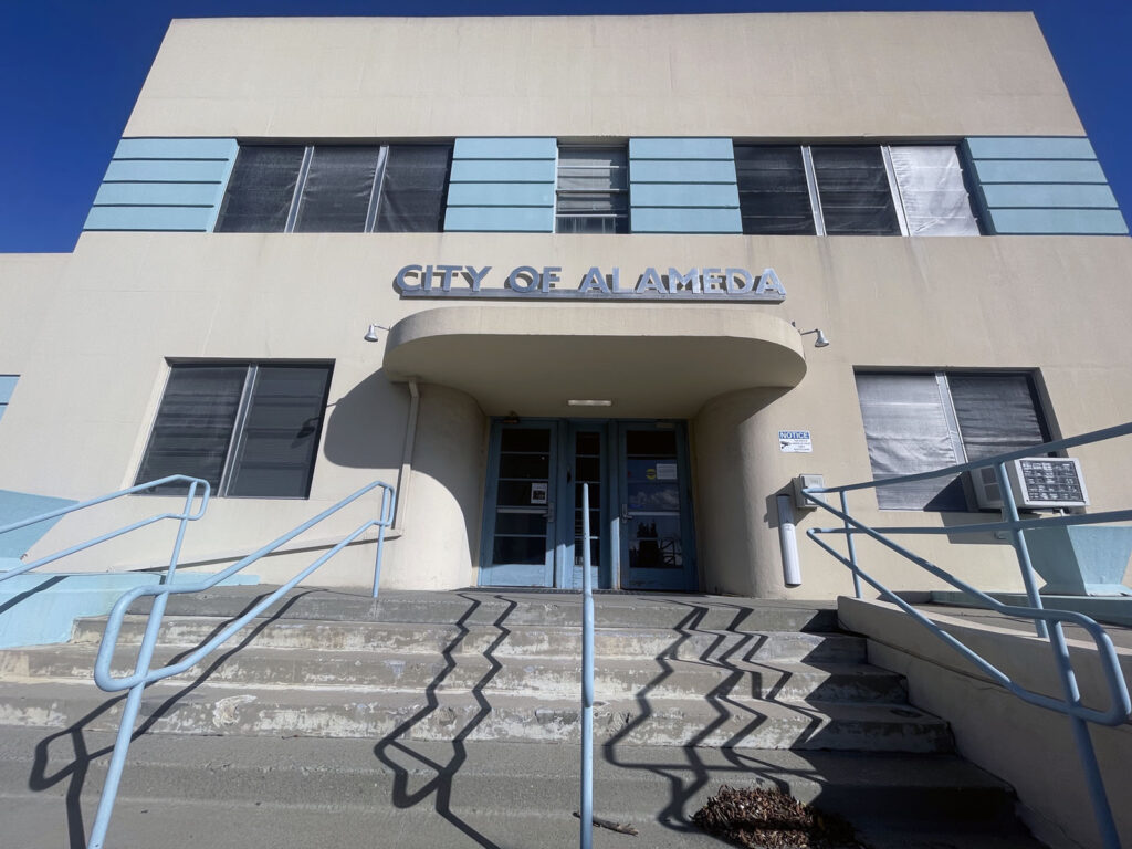 Alameda Post - Bear's-Eye View of Alameda for February 26, 2023. Alameda's City Hall West