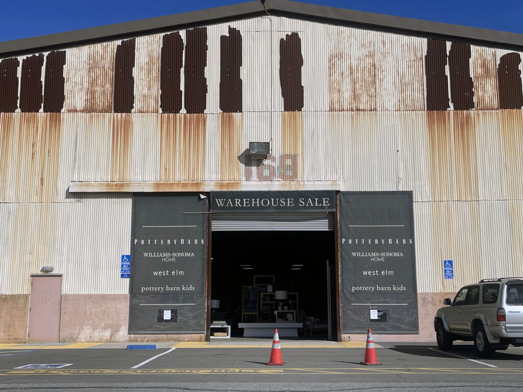 Alameda Post - Bear's-Eye View of Alameda for February 26, 2023. Pottery Barn outlet store