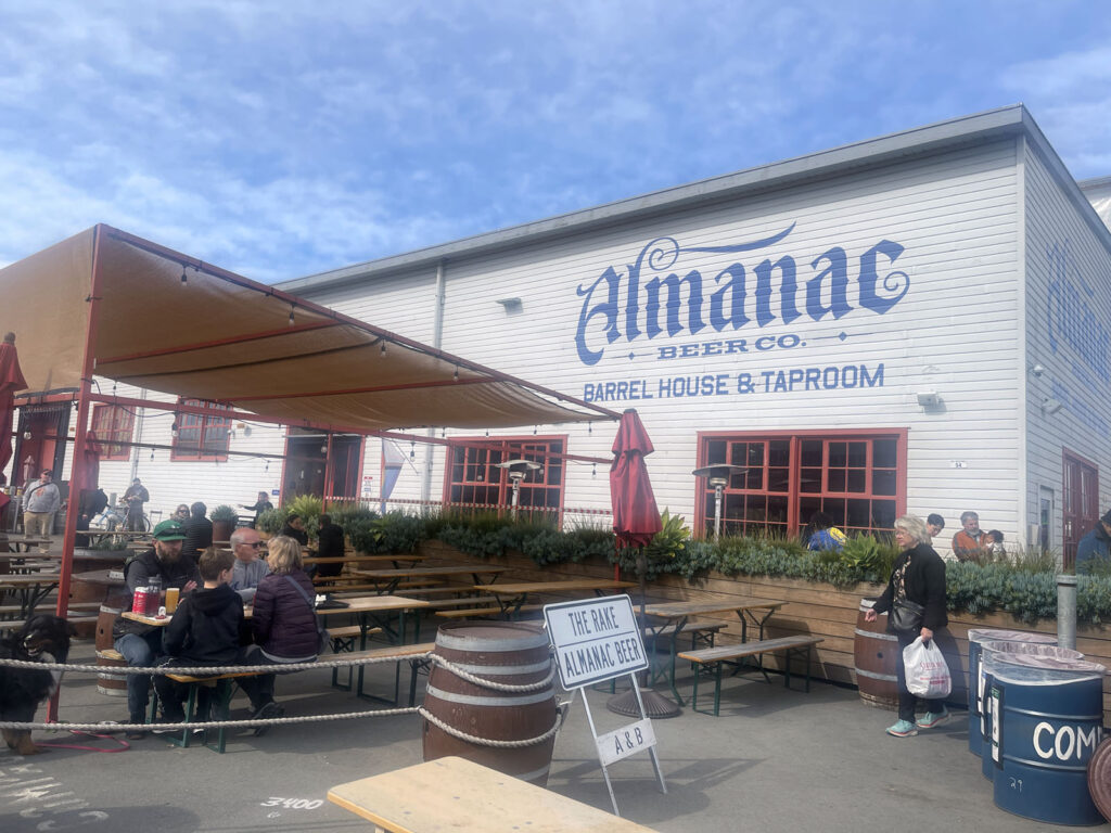 Alameda Post - Bear's-Eye View of Alameda for February 26, 2023. Almanac Brewing