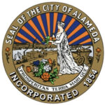 Alameda Post - seal of City of Alameda. Tenant harassment case.