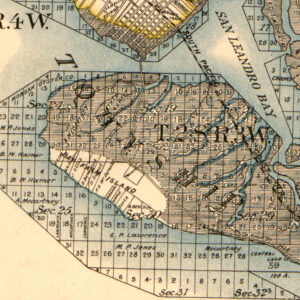 Alameda Post - 1894 map of Bay Farm Island