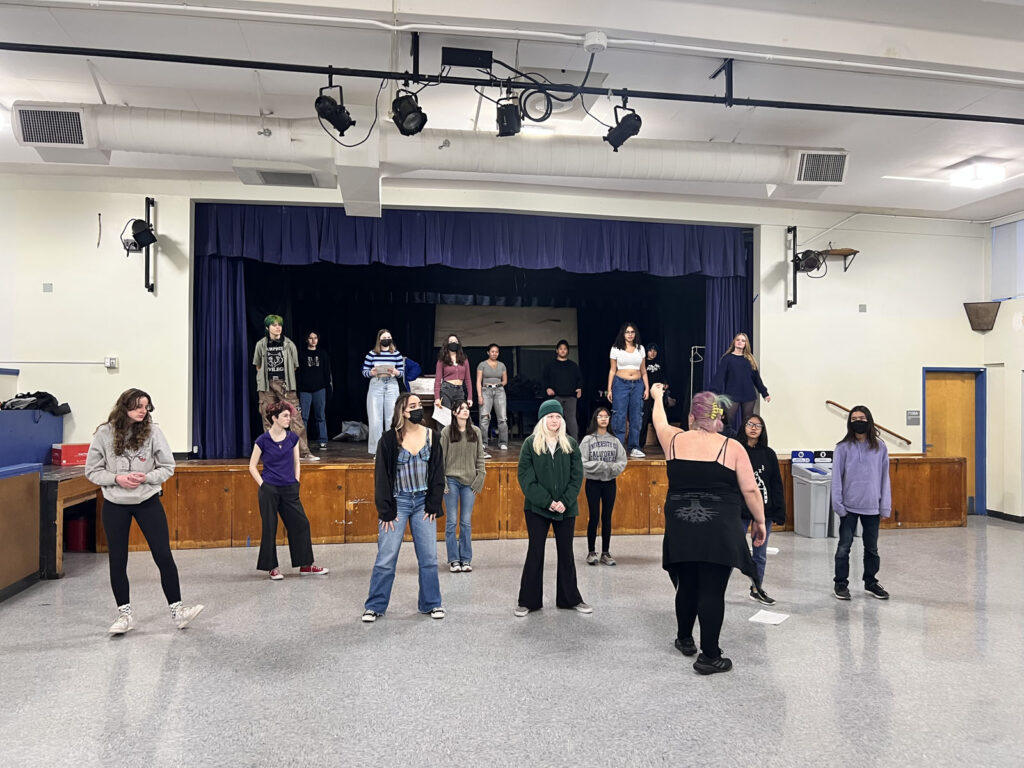 Alameda Post - a group rehearses for The Lightning Thief: The Percy Jackson Musical