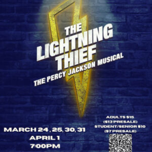 Alameda Post - the poster for The Lightening Thief The Percy Jackson Musical