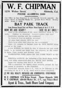 Alameda Post - a newspaper clipping with the headline 