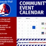 Alameda Post - a screenshot of the Alameda Post Community Event Calendar