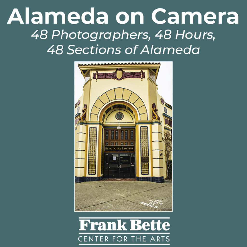 Alameda Post - the poster for the Alameda on Camera exhibit at Frank Bette Center for the Arts