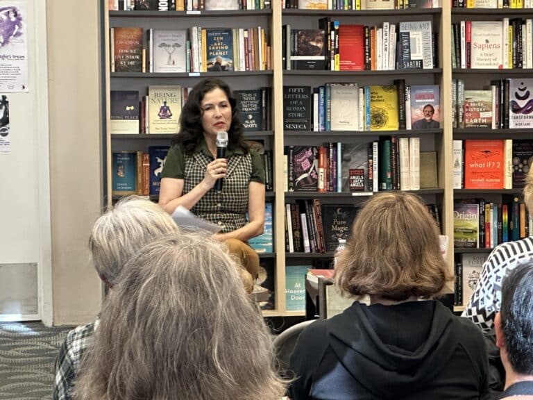 Alameda Post - Karin K. Jensen speaks with readers at Books Inc.