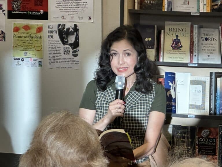 Alameda Post - Karin K. Jensen reads from her book at Books Inc.