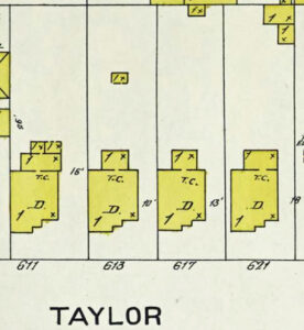 Alameda Post - an old map of Taylor Avenue