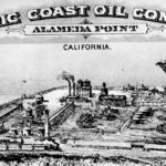 Alameda Post - a black and white image of the Pacific Coast Oil Company